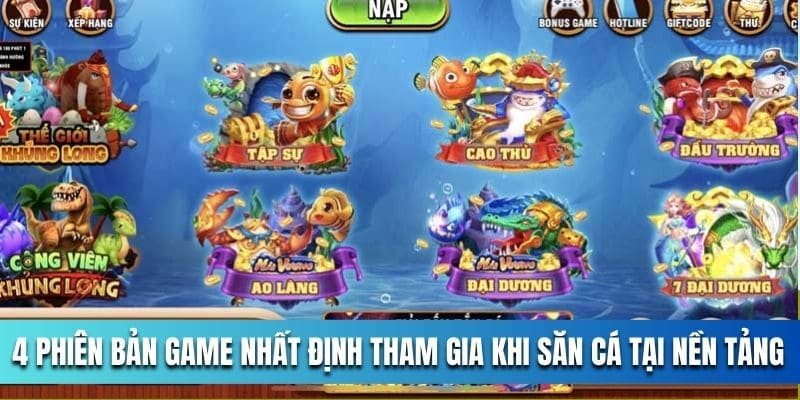 Tham gia tài sảnh chơi với rất nhiều siêu phẩm đặc sắc