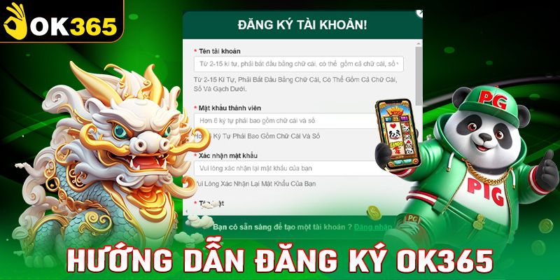 Thắc mắc của người chơi trong quá trình tạo tài khoản OK365